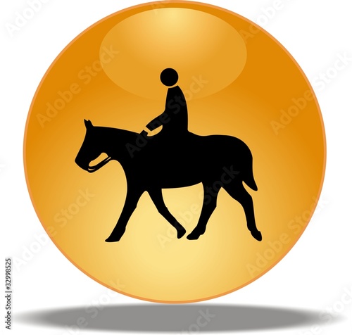 bouton cheval