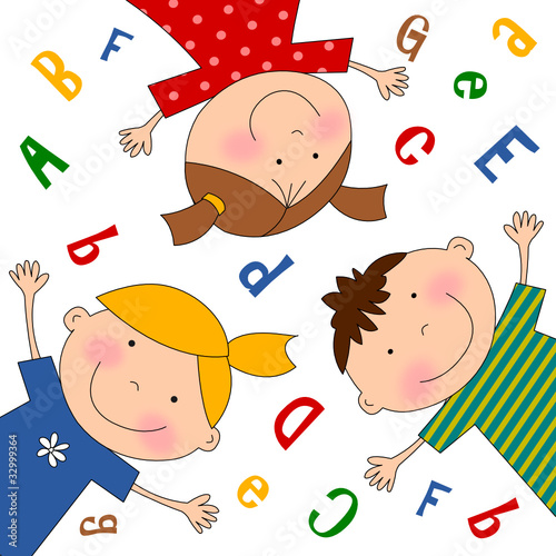 the children - cartoon characters