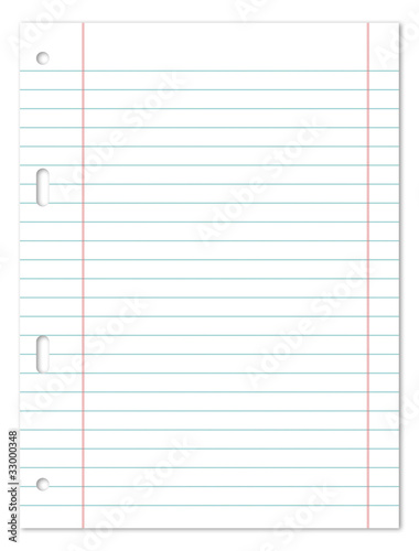 A5 Lines Paper Sheet