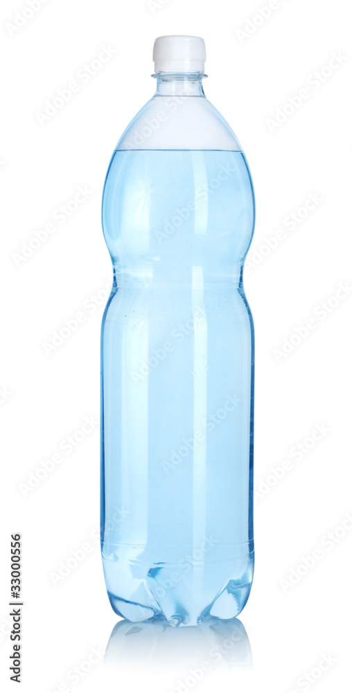 Plastic bottle of water isolated Path Plastic bottle of water isolated Path