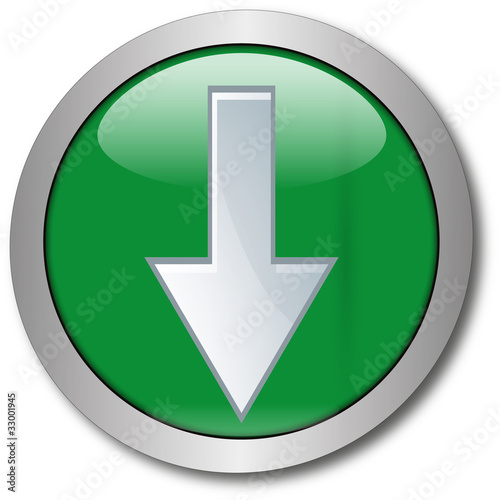 Grüner Button mit Pfeil nach unten