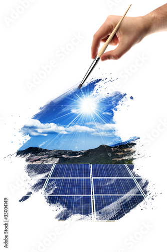 fotovoltaico artistico photo