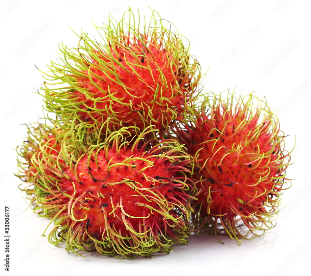 Isolated Rambutan Isolated Rambutan