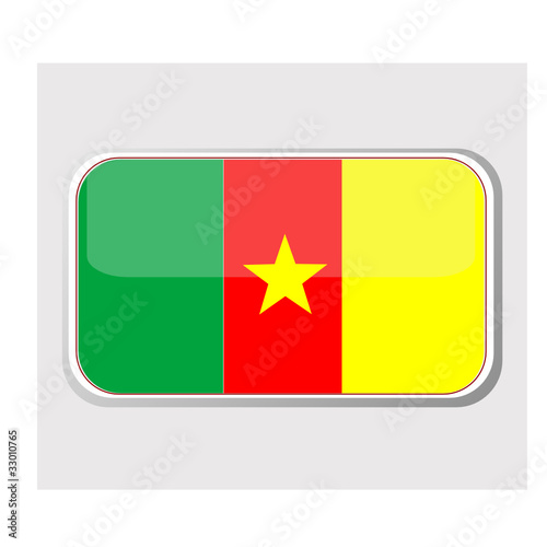 Free Download Flag of cameroon in the form - GFXLoad