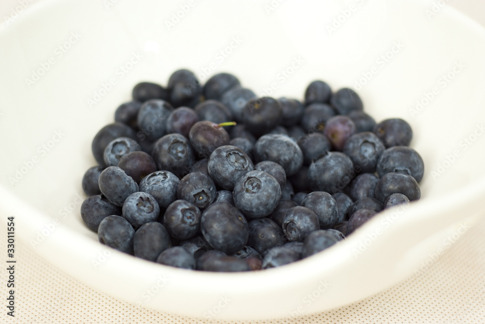 Fresh blueberry on the white background Fresh blueberry on the white background