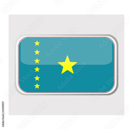 Flag of congo in the form of an icon for a web of pages