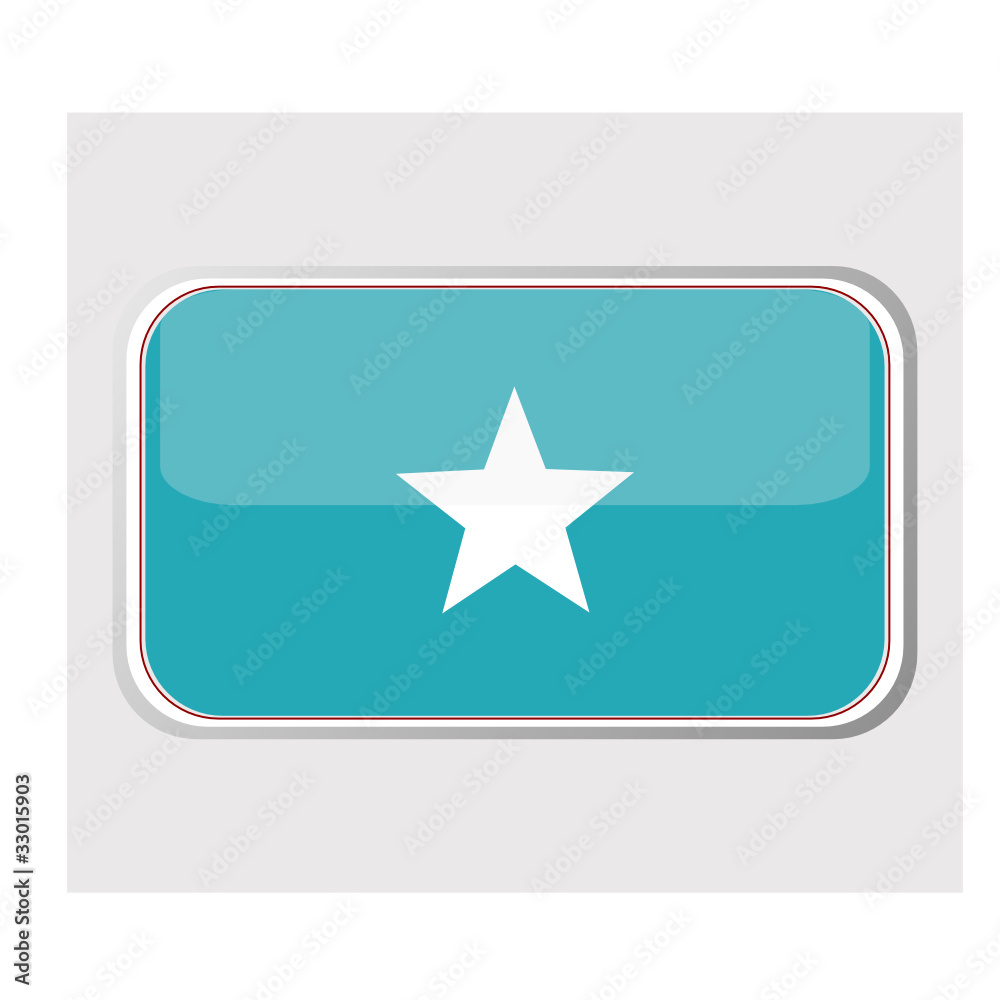 Flag of somali in the form of an icon for a web of pages Flag of somali in the form of an icon for a web of pages