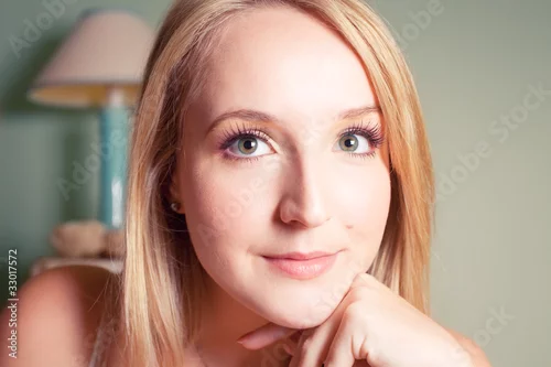 Obraz Happy young woman