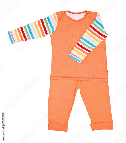 Bright children's pajamas