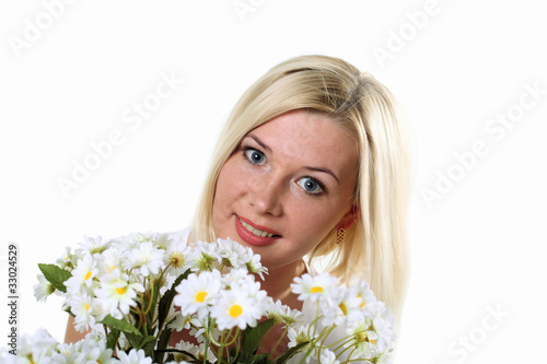 portrait of young blond woman