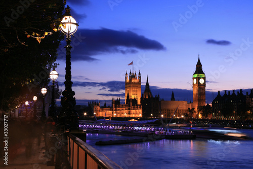 Westminster at dusk