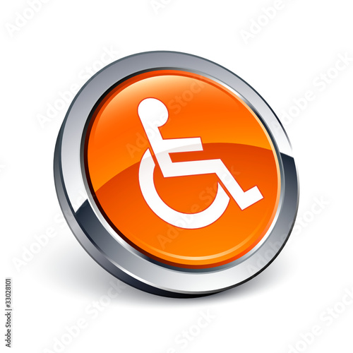icône bouton internet handicap