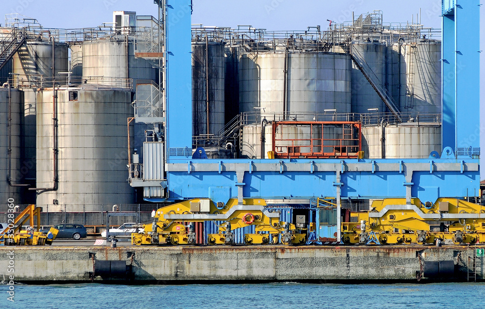 Obraz premium industry harbor