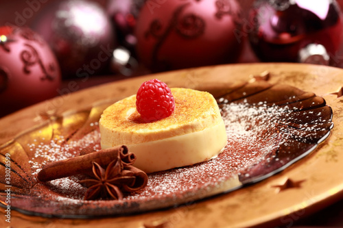 Fotografie Crème brûlée for Christmas