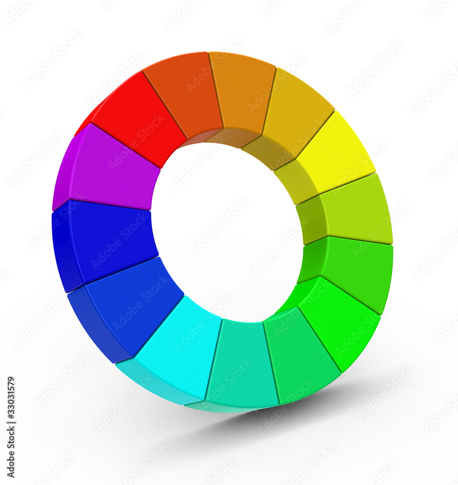 Obraz premium Der bunte Kreis