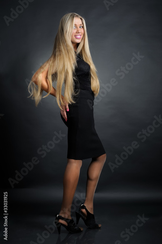 Business blonde lady
