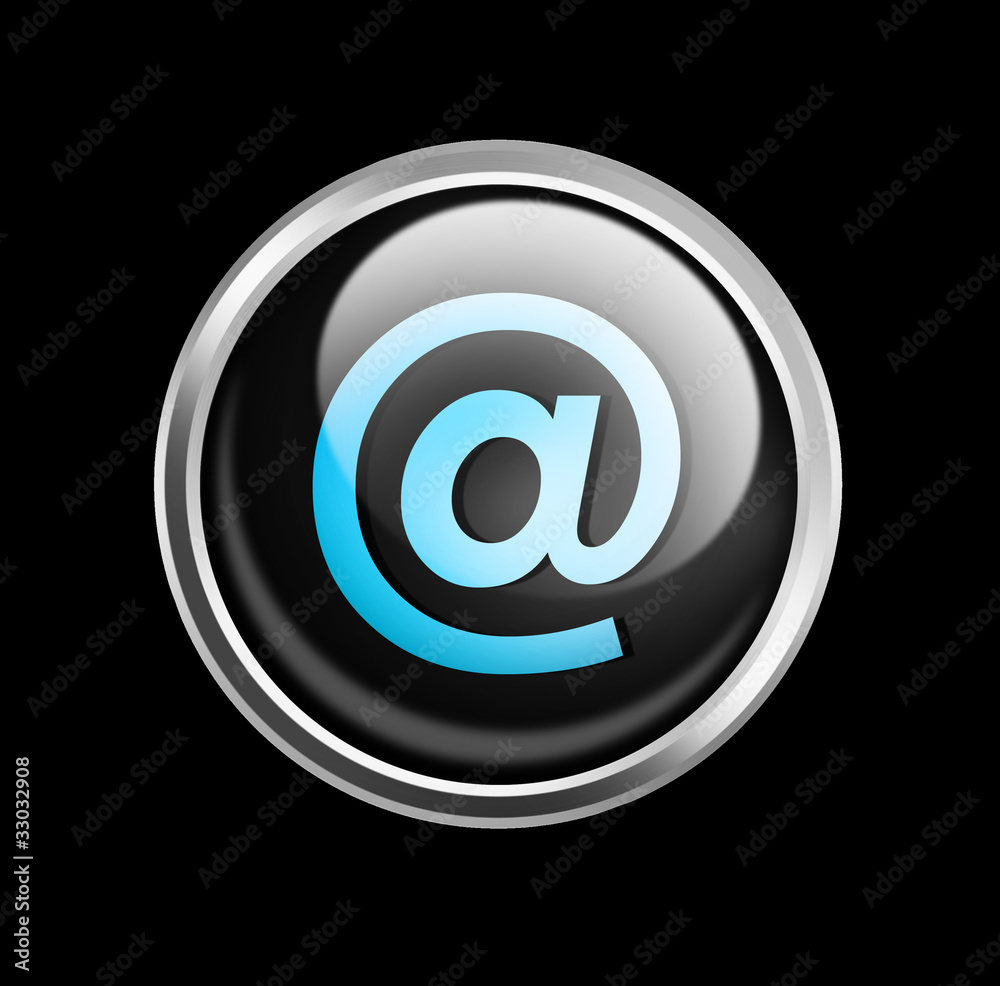 @ symbol internet eMail button @ symbol internet eMail button
