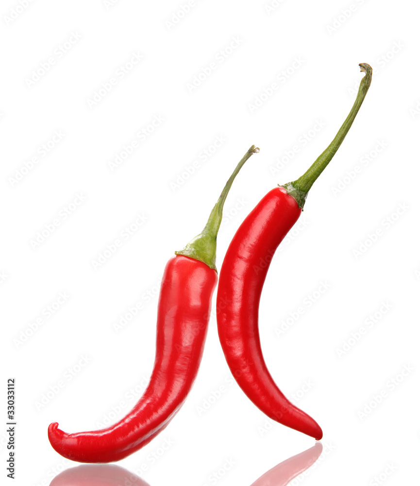 Red chili dancing peppers Red chili dancing peppers