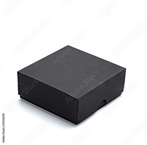 black box cardboard present