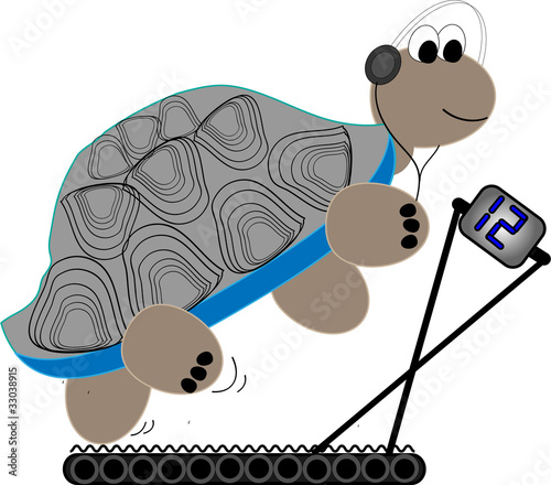 Turtle on the treadmill