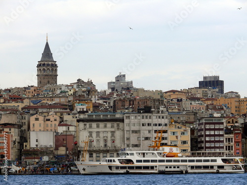 Galata tower in Istanbul. Turkey © Stoyanov