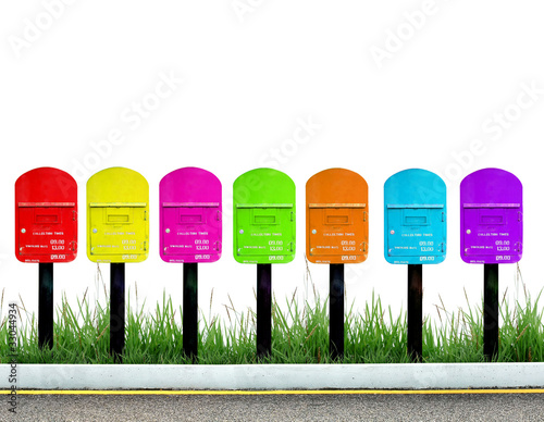 7 color postbox