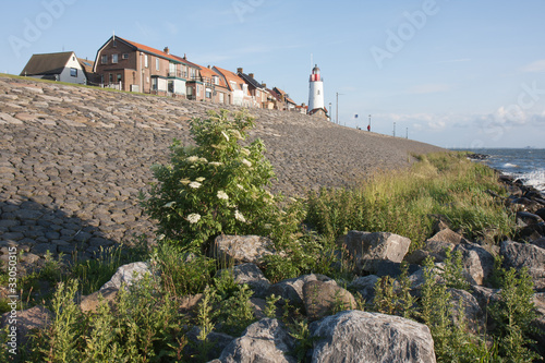 Lighthouse of Urk, a fishing village in the Netherlands