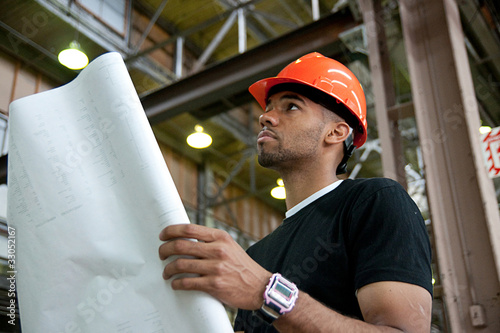 Wallpaper Mural Factory worker Torontodigital.ca