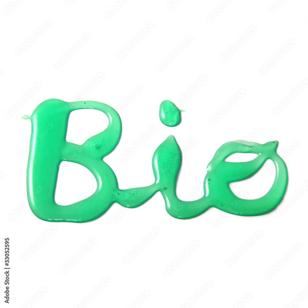 BIO word liquid texture BIO word liquid texture