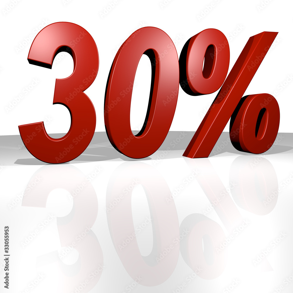 30% Rabatt 3D 30% Rabatt 3D