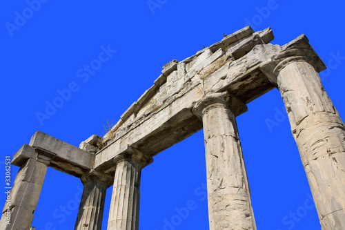 grèce  athènes  plaka : aérides  agora romaine, porte monumental © JONATHAN