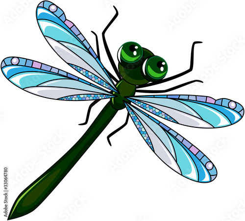 green dragonfly