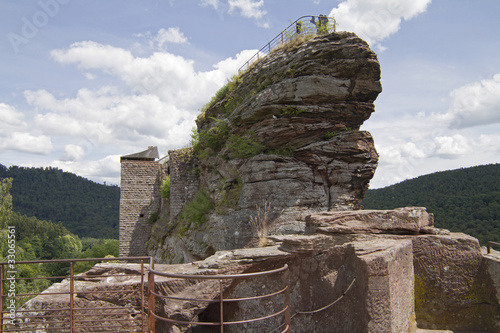 Castle Fleckenstein, Alsace, France photo