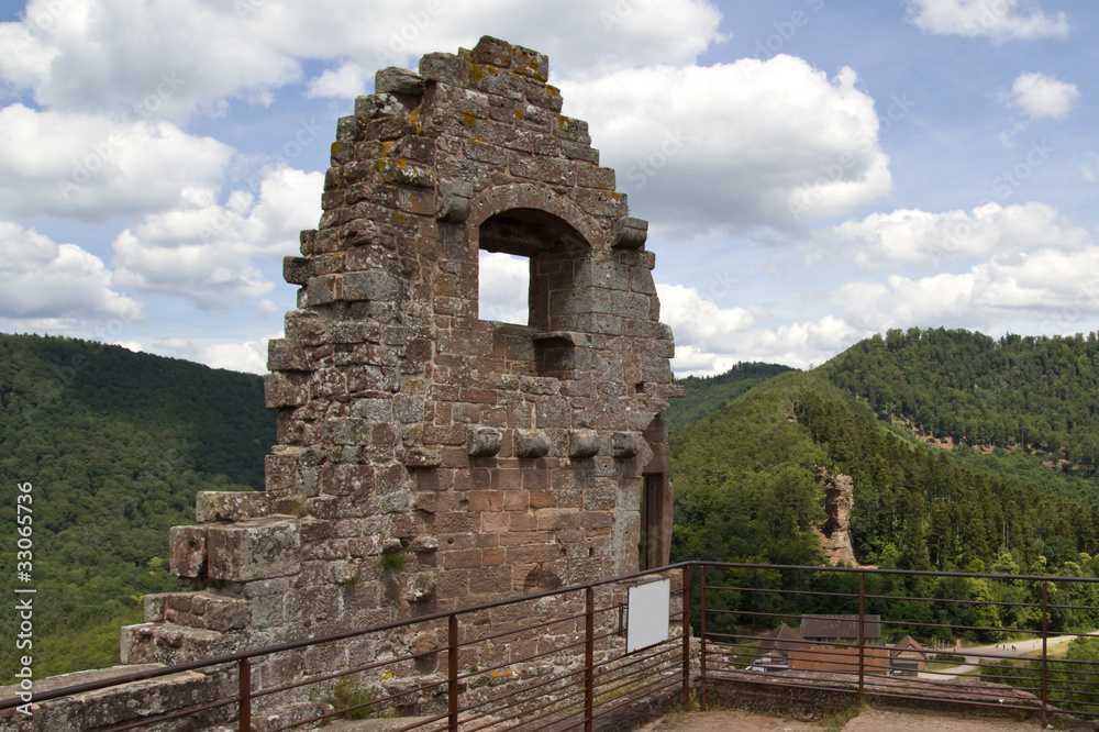 Castle Fleckenstein, Alsace, France