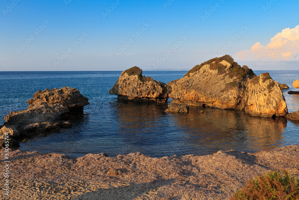 stones in sea