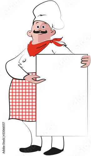 Obraz na plátně Chef