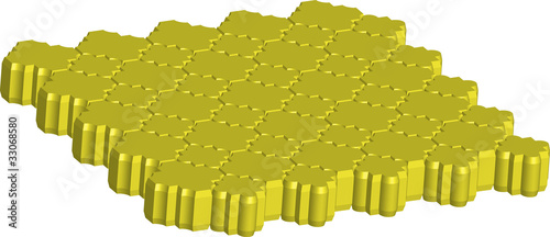 bricks for sidewalk stellate yellow