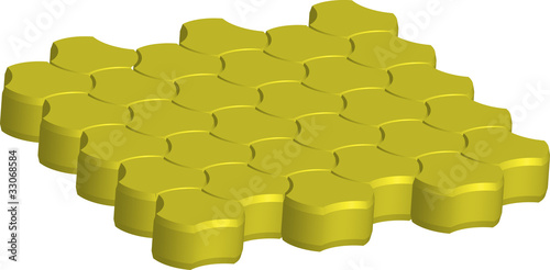 bricks for sidewalk polygon