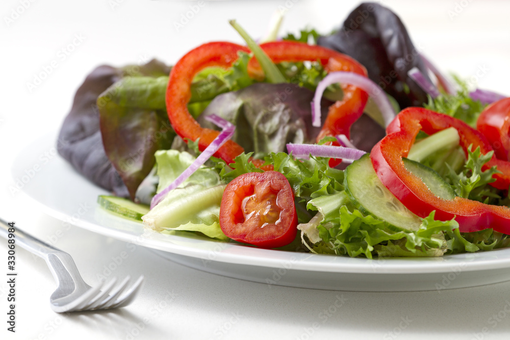 plate of salad