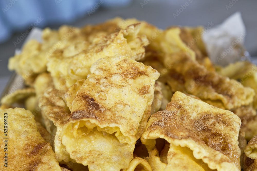Greek, Fried Pastry Called Diples Greek, Fried Pastry Called Diples