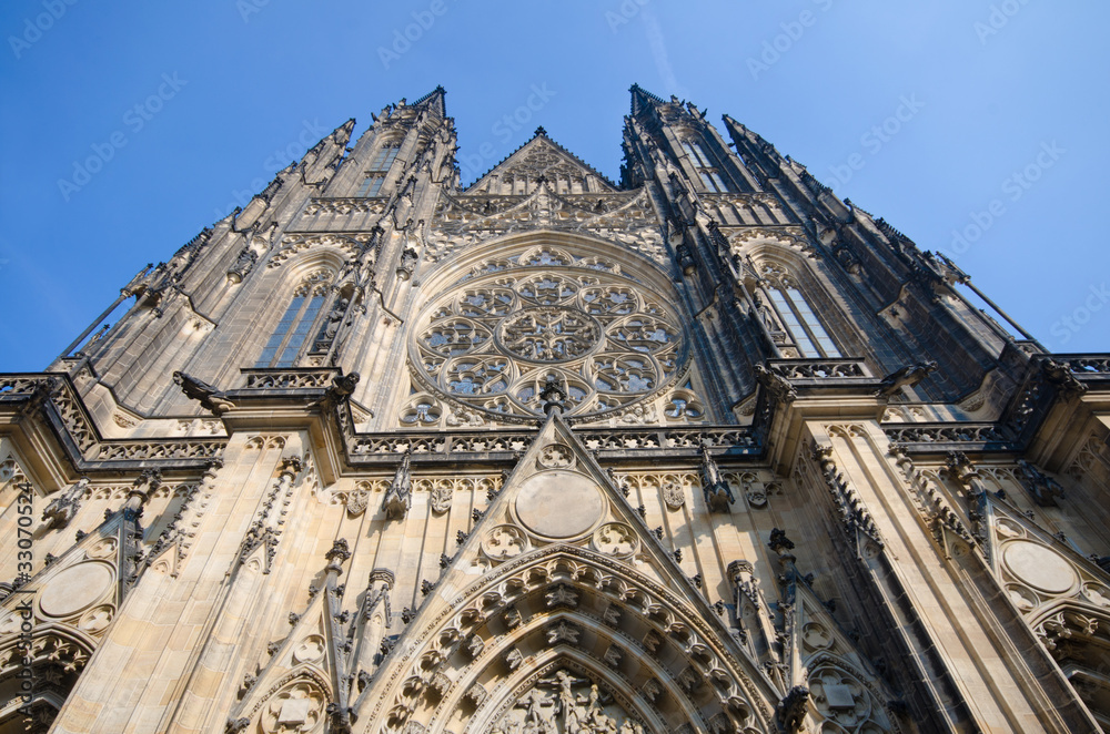 St. Vitus gothic cathedral, Prague Castle, Czech Republic