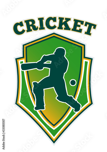 cricket player batsman batting shield