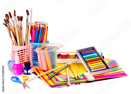Back to school supplies.