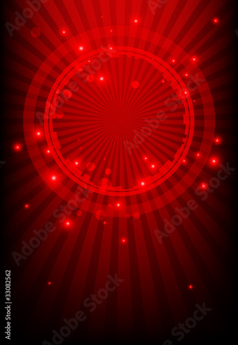 red background. illustration