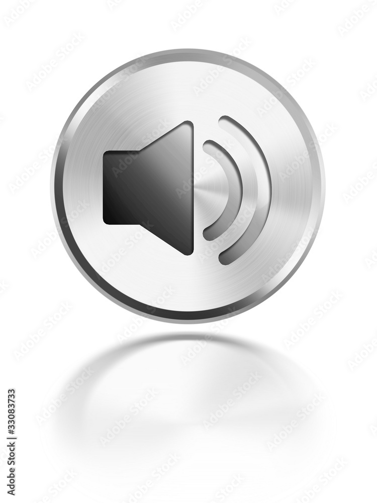 button aqua icon sound button aqua icon sound