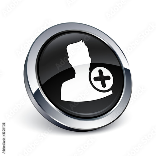 icône bouton internet contact