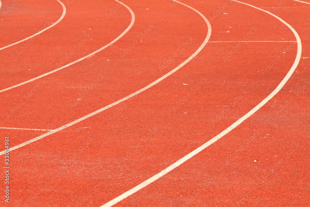 Running track for athletes