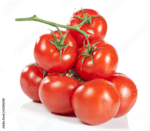 belles tomates empilées