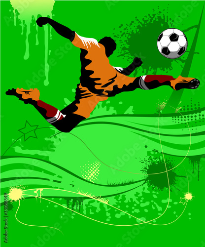 soccer action player