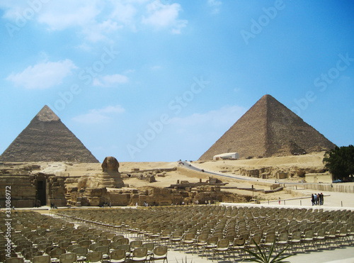 Pyramid of Giza and the Sphinx